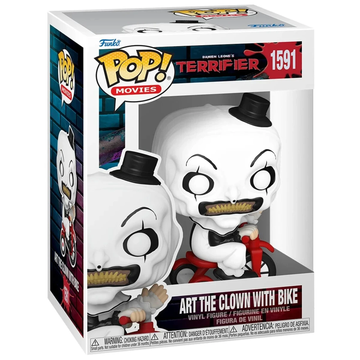 Funko Pop Terrifier Art The Clown with Bike