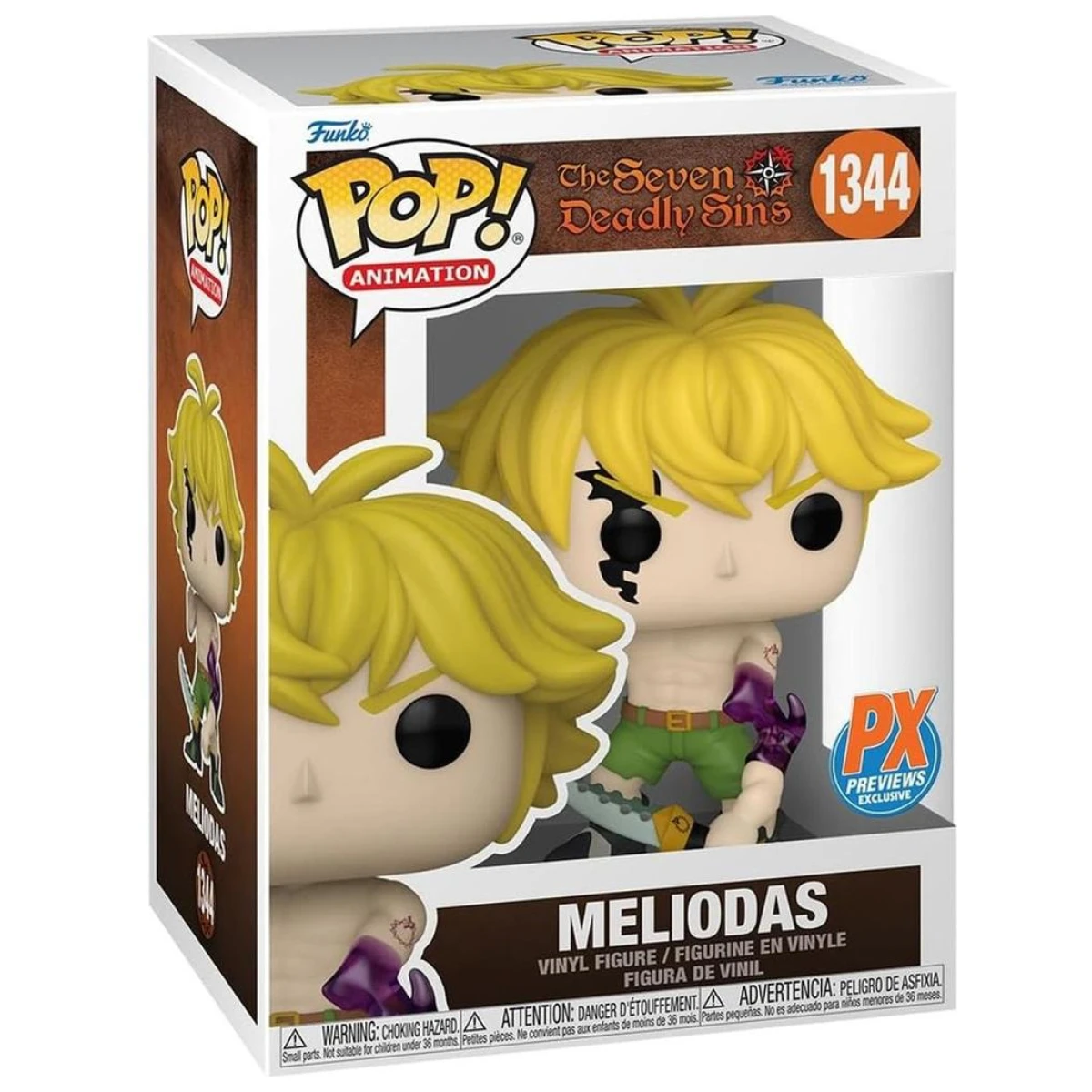 Funko Pop The Seven Deadly Sins Meliodas PX Exclusive