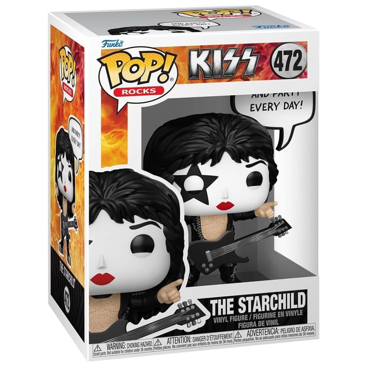 Funko Pop The Starchild (Rock and Roll All Nite) KISS Sayings