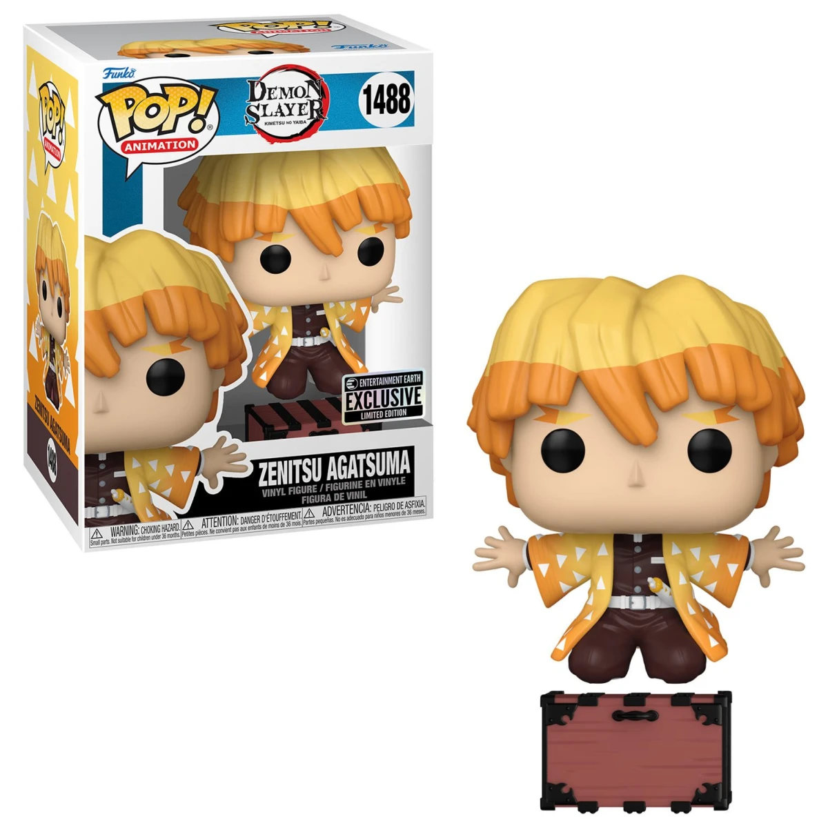 Funko Pop Zenitsu Demon Slayer Agatsuma 1488 Exclusive