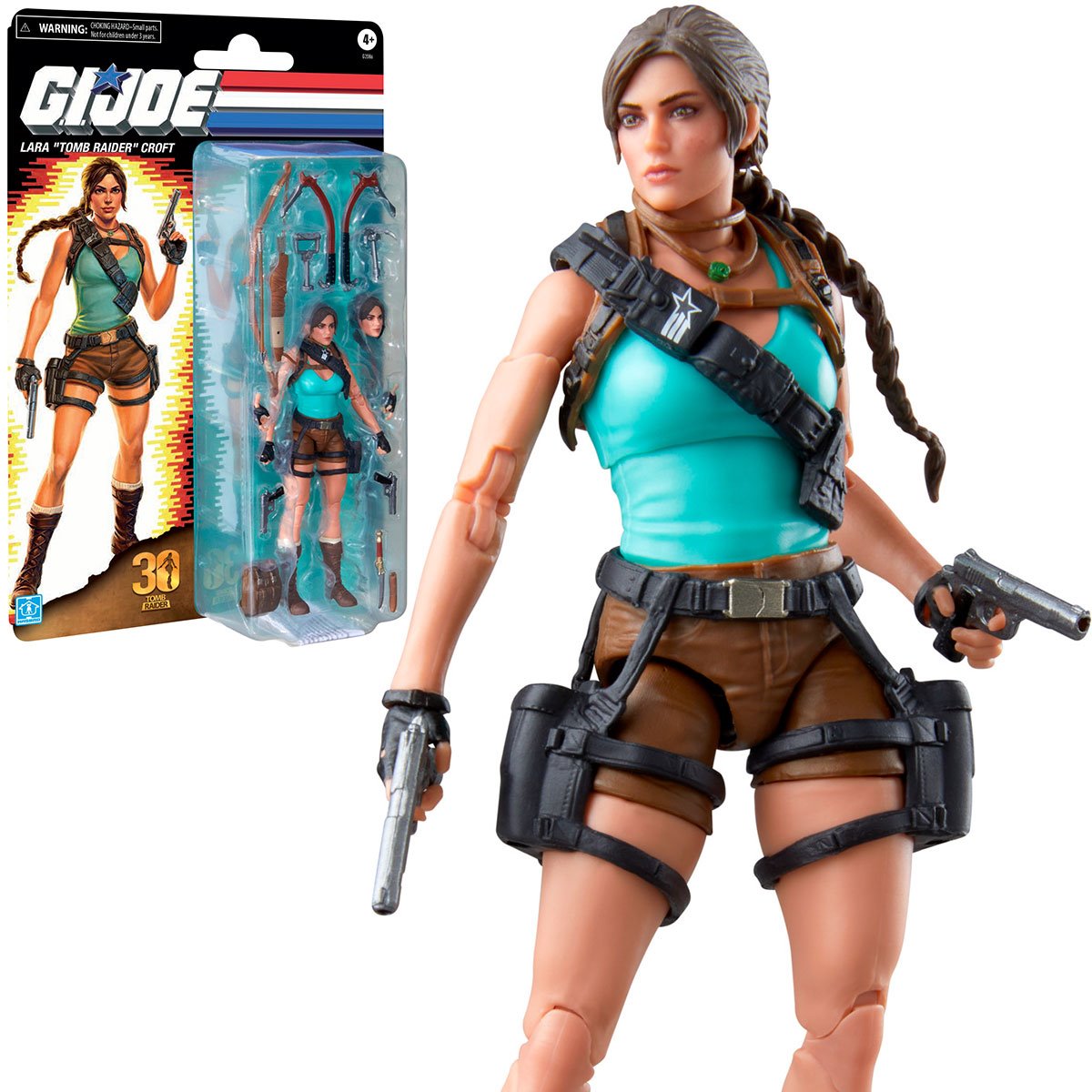 G.I. Joe Classified Series Retro Cardback Lara Croft Tomb Raider 6-Inch Action Figure