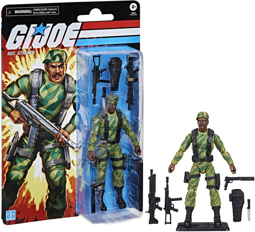 G.I. Joe Classified Series Retro Cardback Sgt. Stalker 6-Inch Action Figure