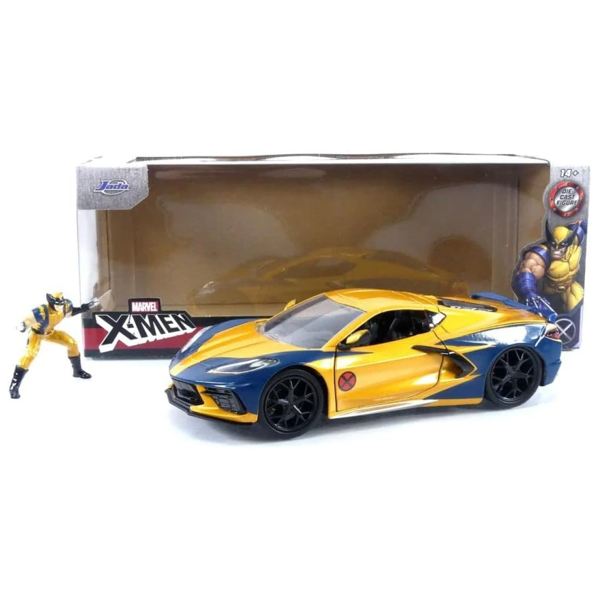 Jada Marvel Wolverine X-Men Chevy Corvette