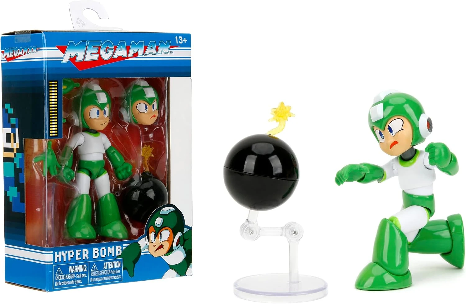 Jada Mega Man Hyper Bomb - Figura de acción a escala 1:12