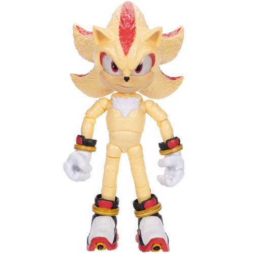 Sonic 3 Movie 5-Inch Wave 3 Super Shadow Action Figure