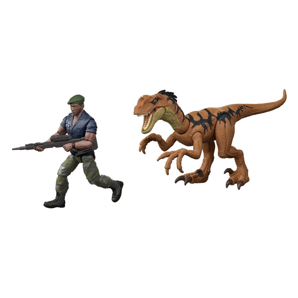 Jurassic World Rebirth Duncan Kincaid and Velociraptor Action Figure 2-Pack