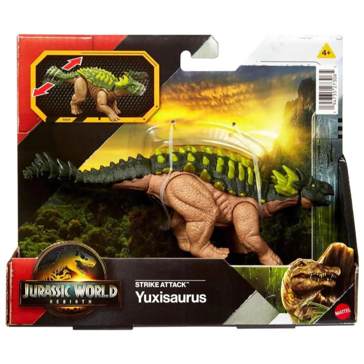 Jurassic World Rebirth Strike Attack Yuxisaurus