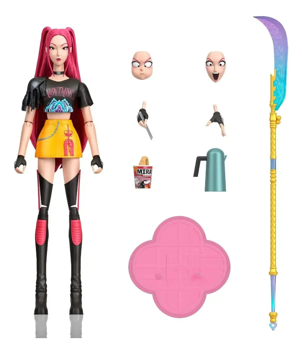 K-Pop Demon Hunters Figura de Acción Mira 6 pulgadas