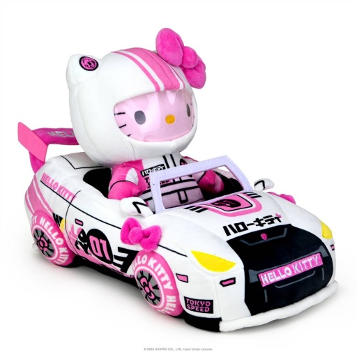 HELLO KITTY TOKYO SPEED RACER MEDIUM PLUSH- 'HELLO KITTY