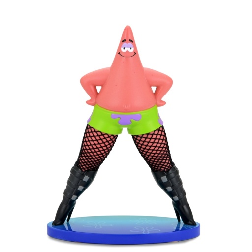 SPONGEBOB SQUAREPANTS GOOFY GOOBER ROCK PATRICK STAR IN FISHNETS 6 IN RESIN ART FIGURE