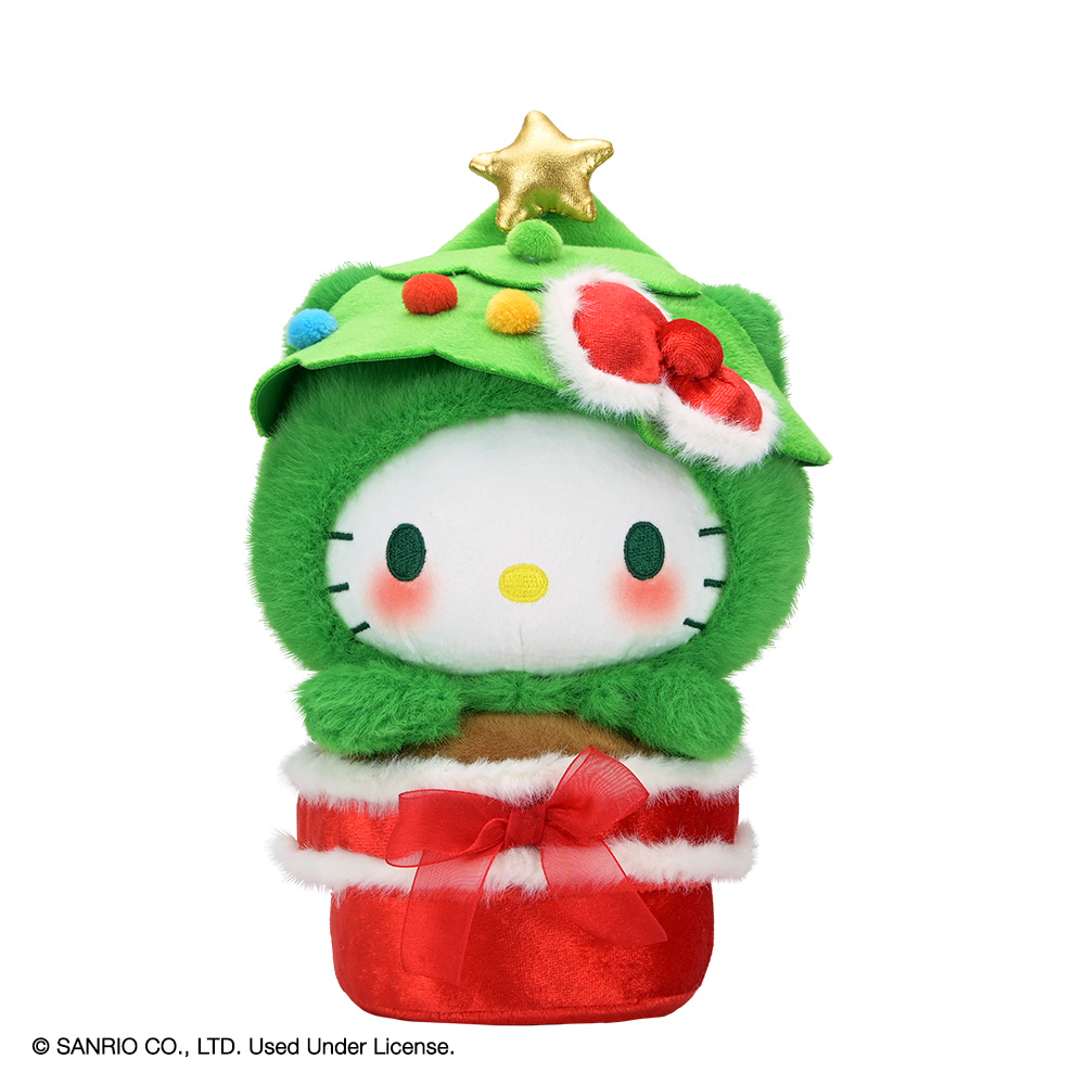 Hello Kitty Desktop Holiday Tree Plush