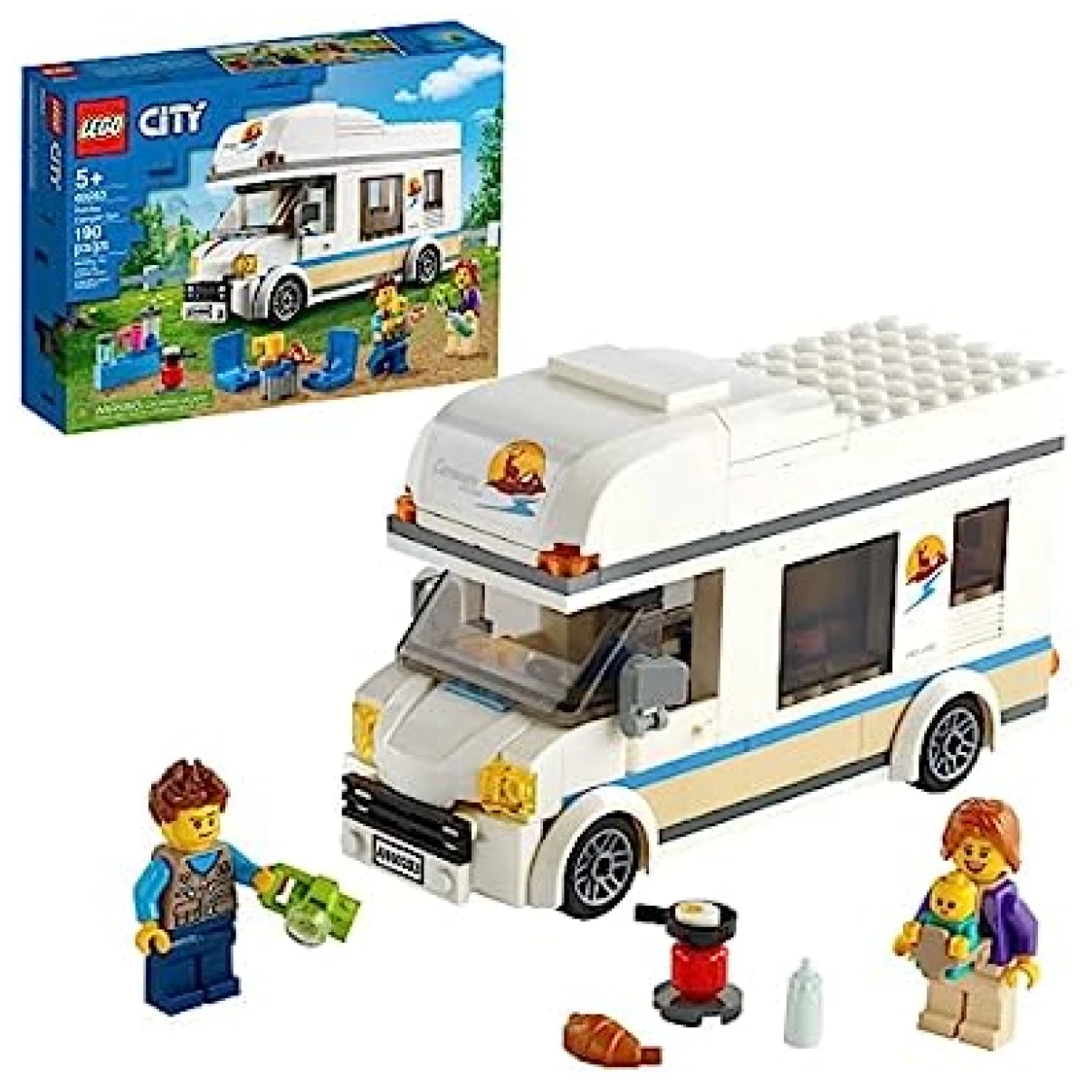 LEGO City Holiday Camper Van 60283 (190 Pcs)