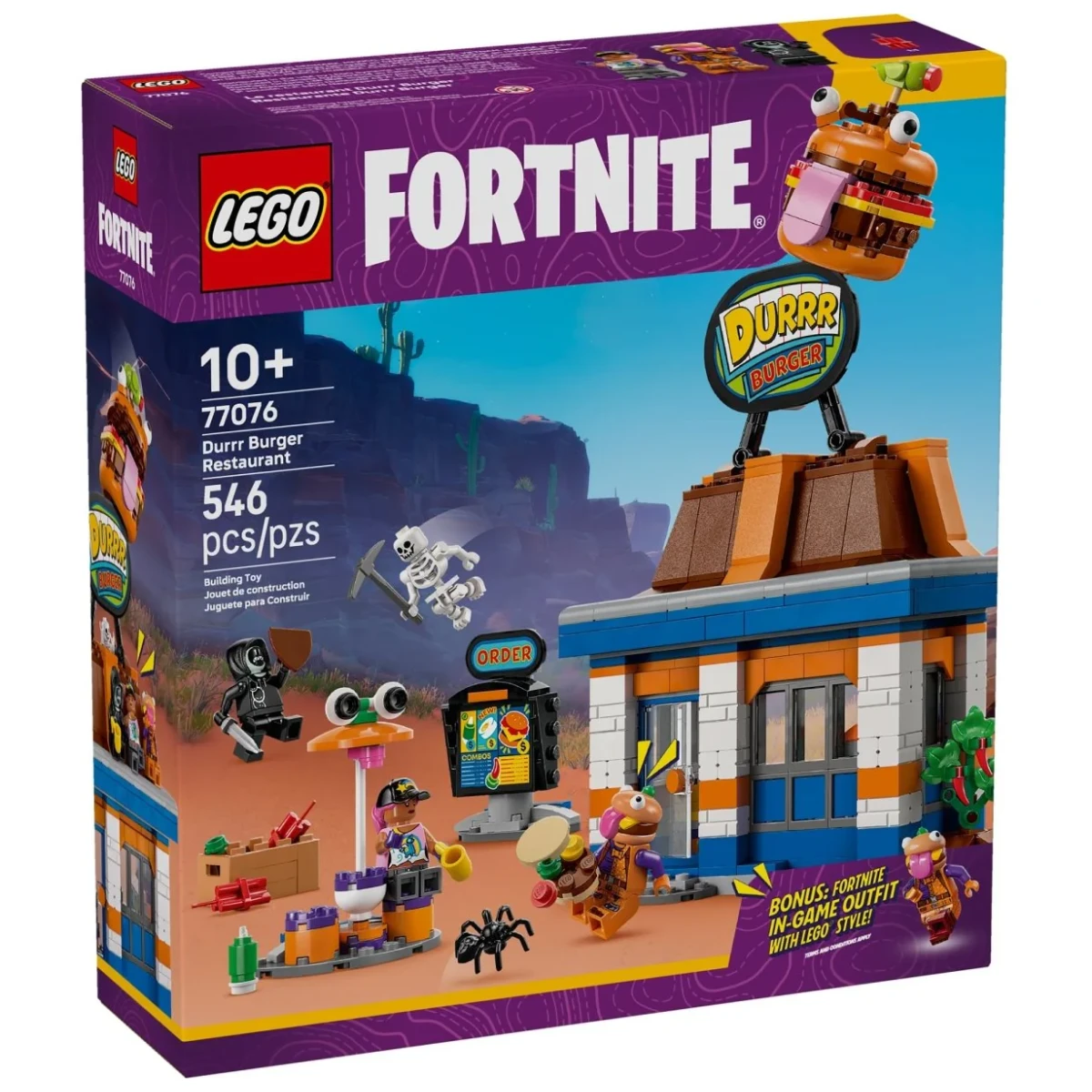 LEGO Fortnite Durrr Burger Restaurant 77076