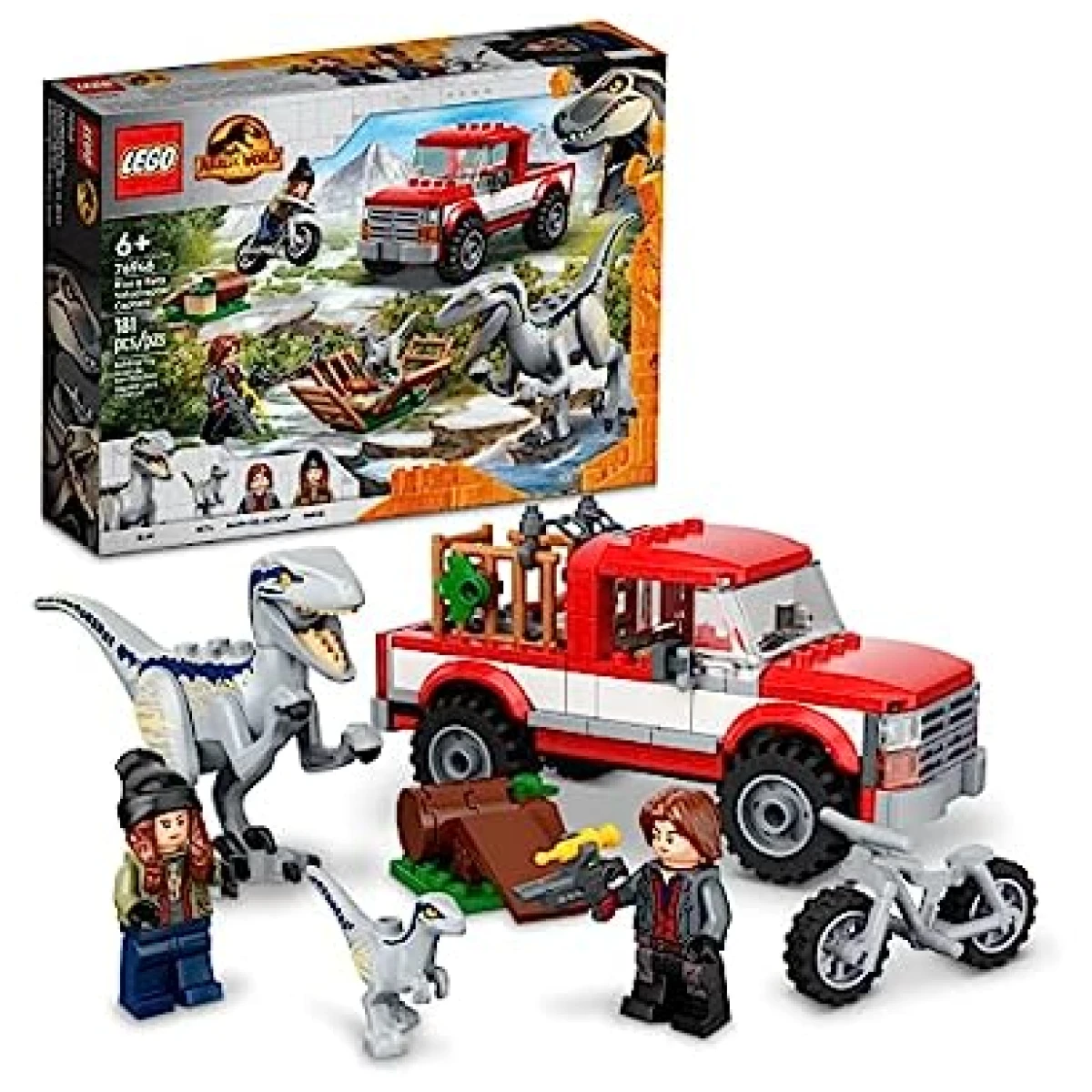 LEGO Jurassic World Velociraptor Biplane Rescue 75942