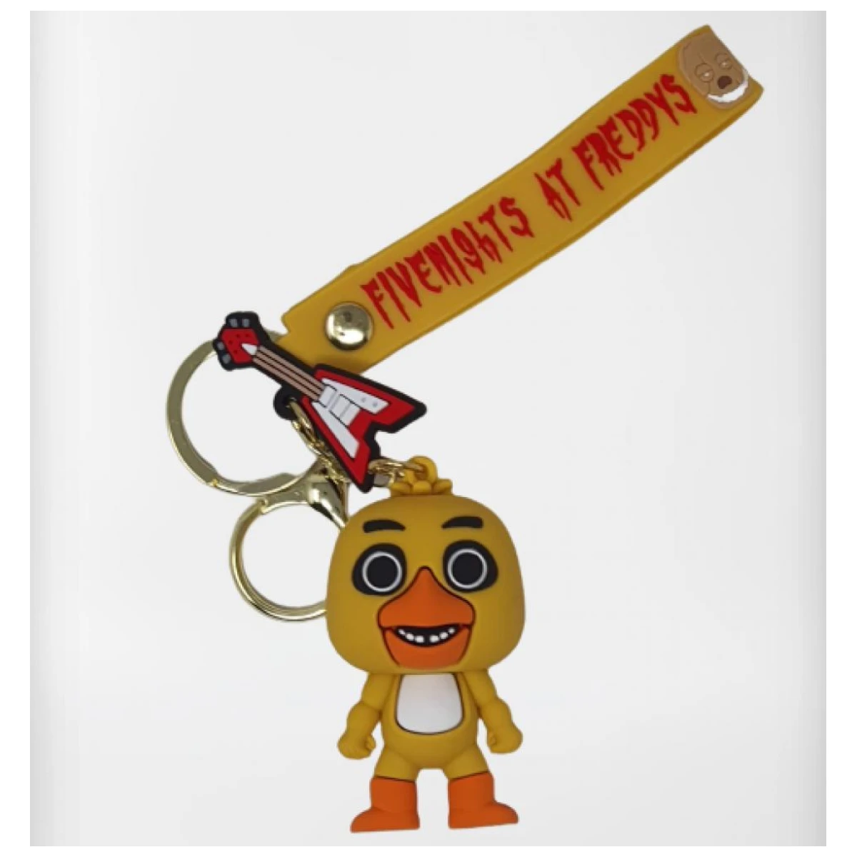 Llavero Goma Correa FNF Chica