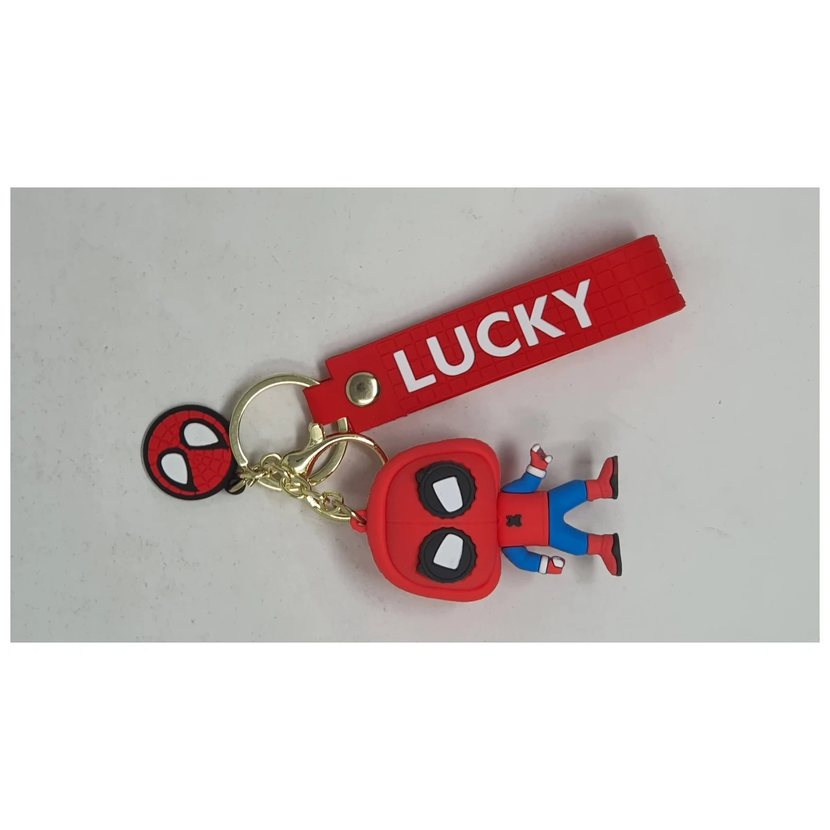 Llavero Goma Spiderman Lucky