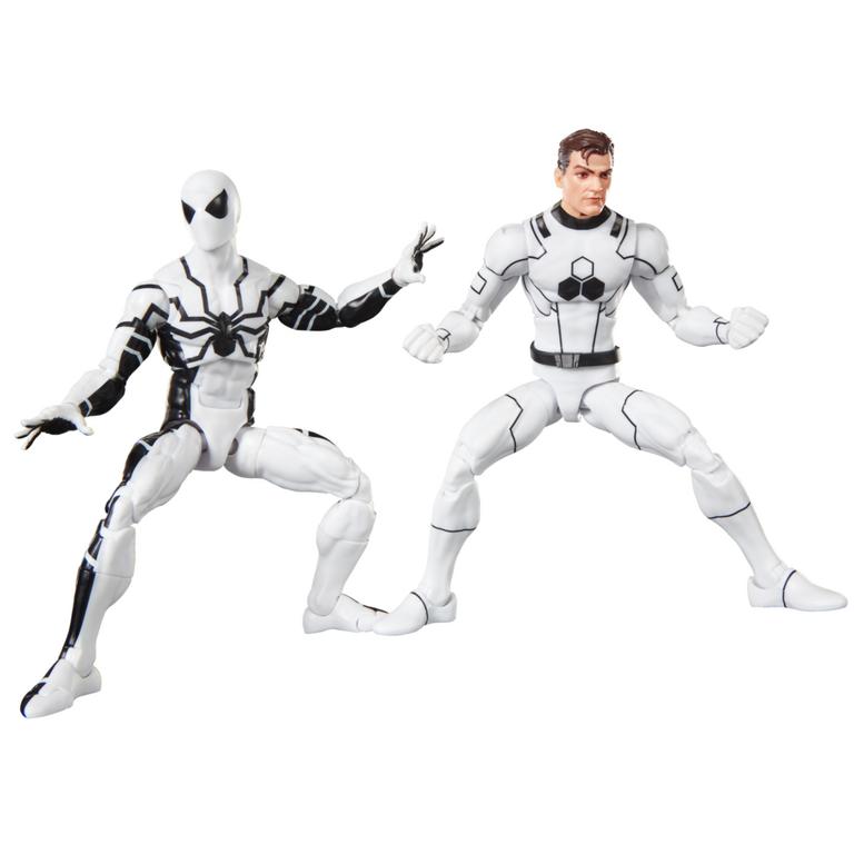 Marvel Legends Series Future Foundation Mister Fantastic and Spider-Man with Comics 6-in Action Figure Set