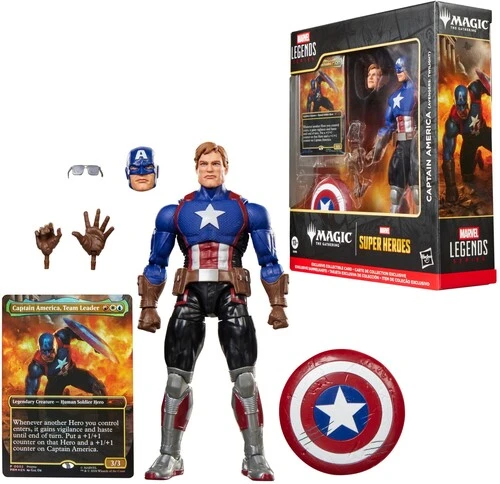 Marvel Super Heroes Magic: The Gathering Marvel Legends Series Captain America (Avengers: Twilight) Figura