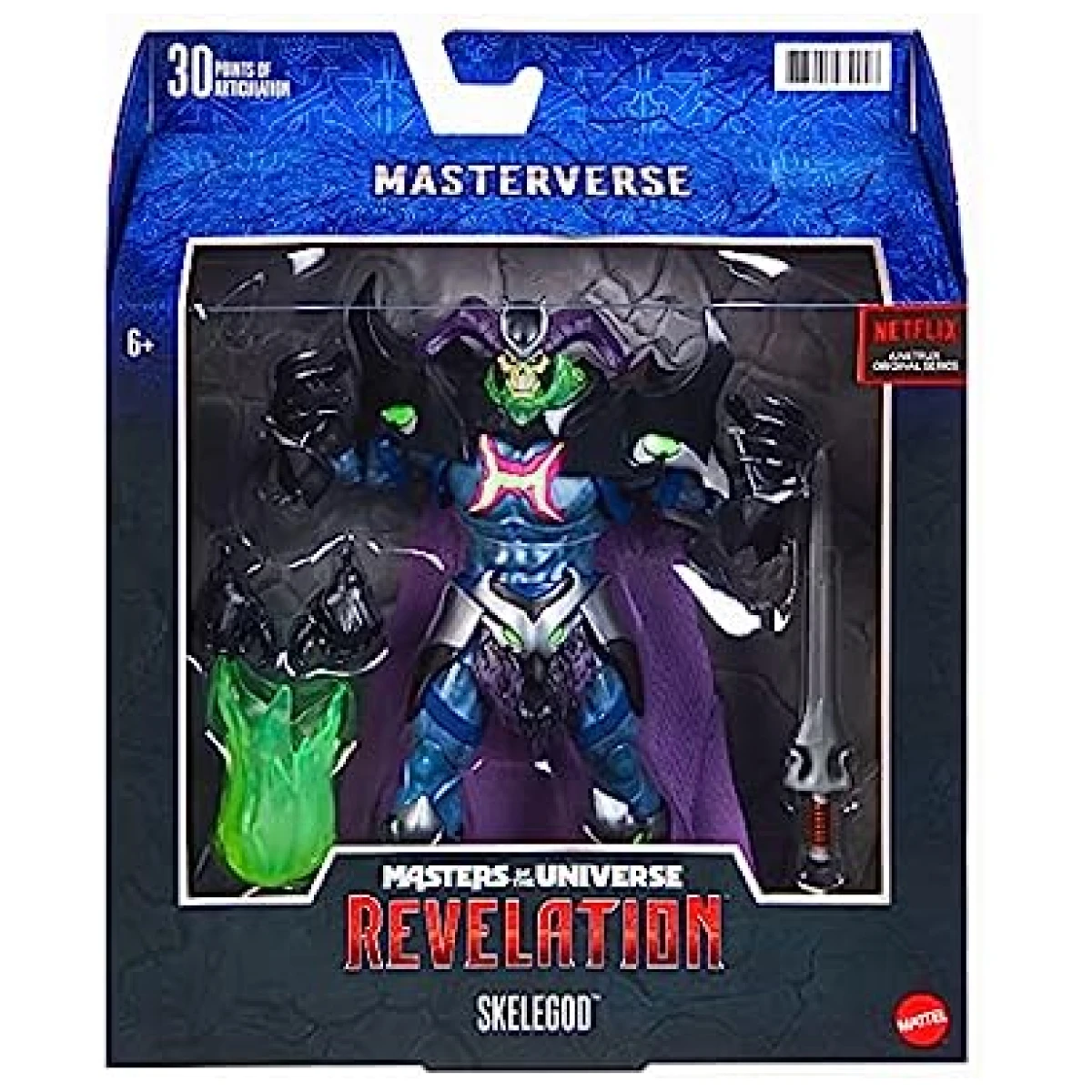 Masters of the Universe Power of Grayskull Skelegod MOTU