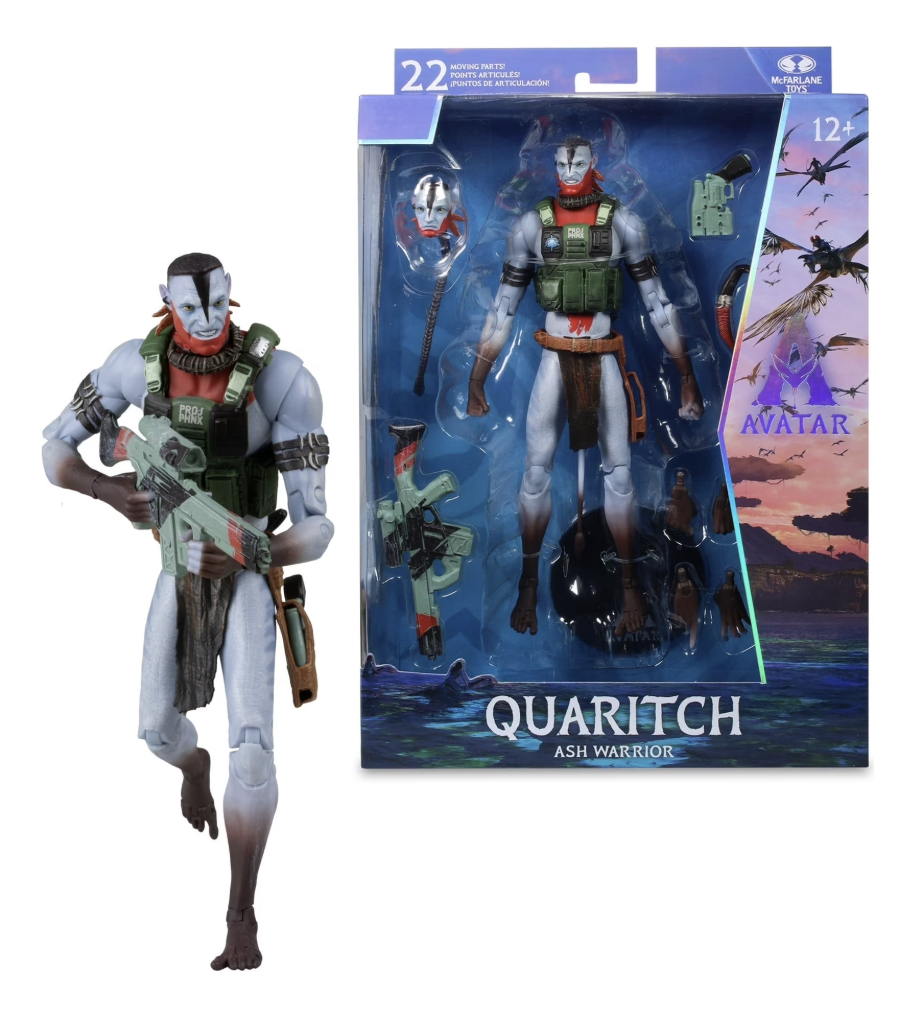 Mc Farlane Avatar Fuego & Ceniza Guerrero Ceniza Figura