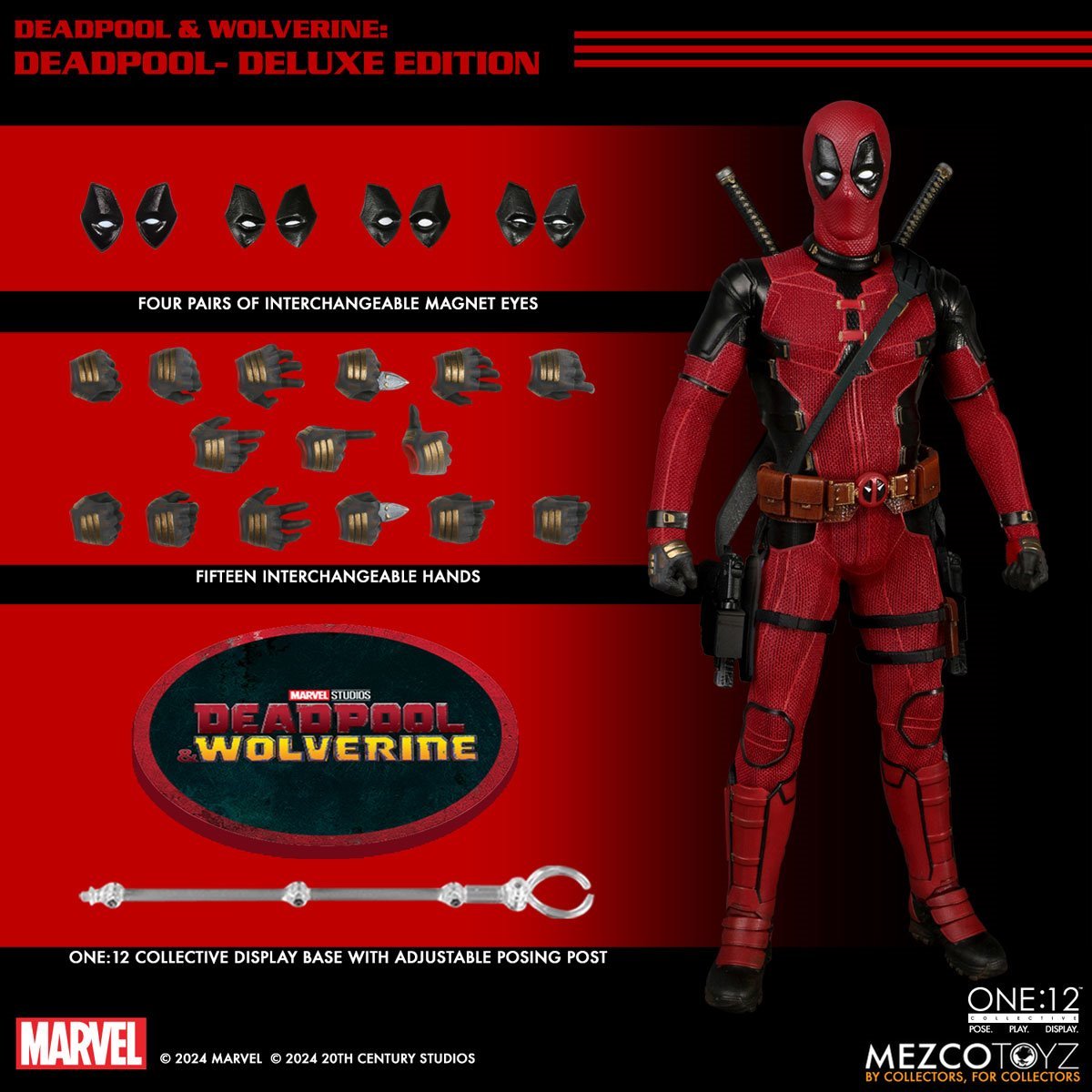 Mezco One:12 Deadpool & Wolverine Deadpool