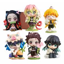 Mini Figuras  Demon Slayer Varios Personajes
