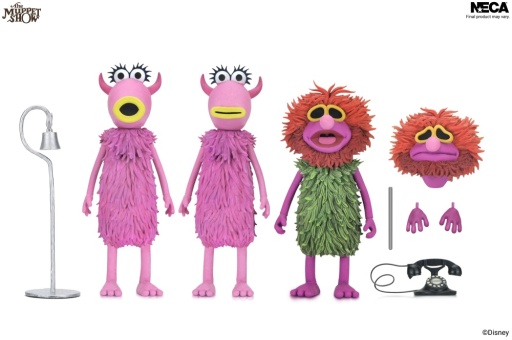 THE MUPPETS - 7 INCH SCALE ACTION FIGURE - ULTIMATE MAHNA MAHNA AND THE SNOWTHS 3 PACK