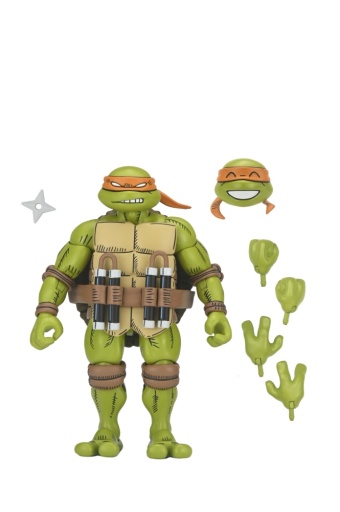 Teenage Mutant Ninja Turtles x Usagi Yojimbo - 7” Scale Action Figure - Ultimate Michelangelo