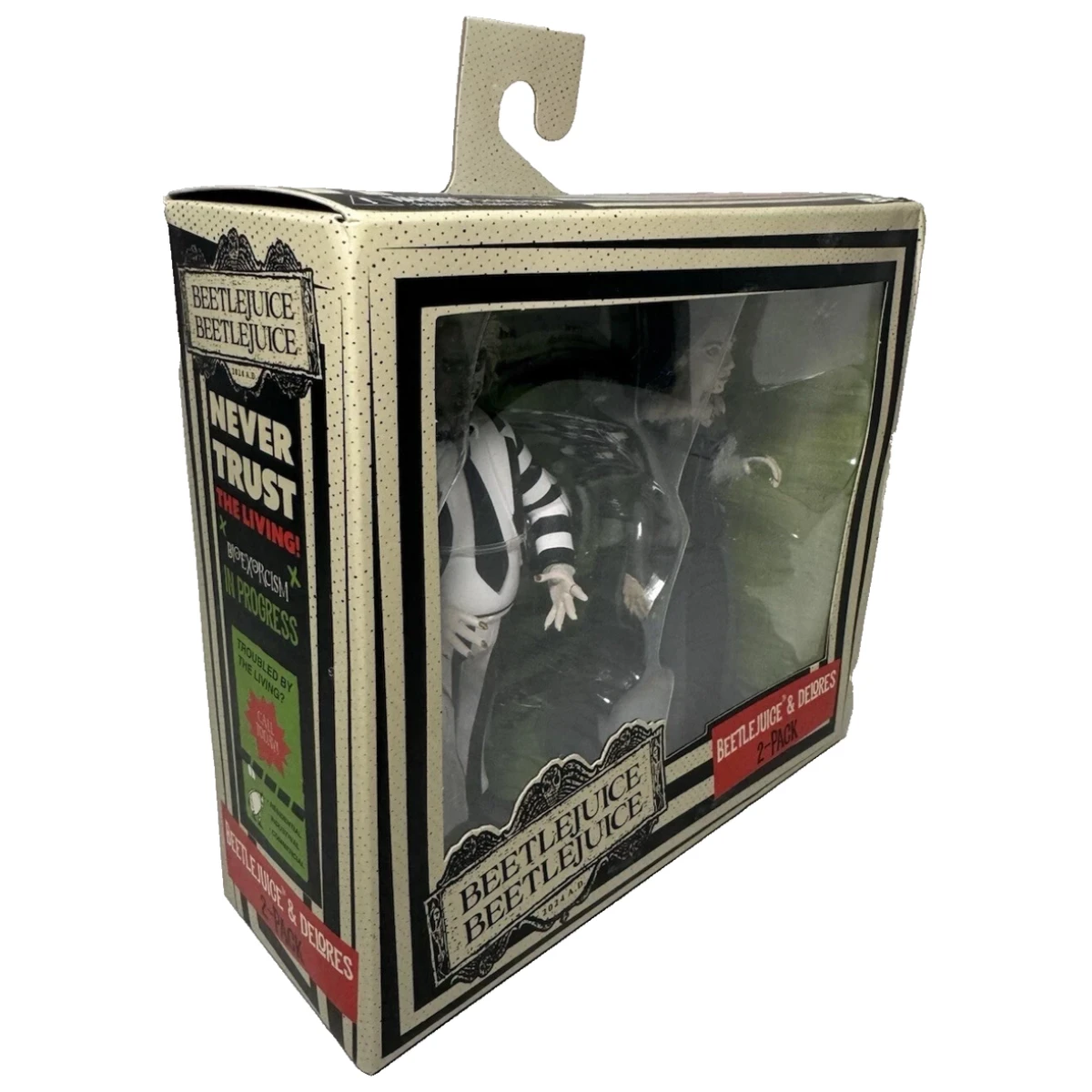 NECA Beetlejuice 2 Toony Terrors Beetlejuice and Delores 2PK