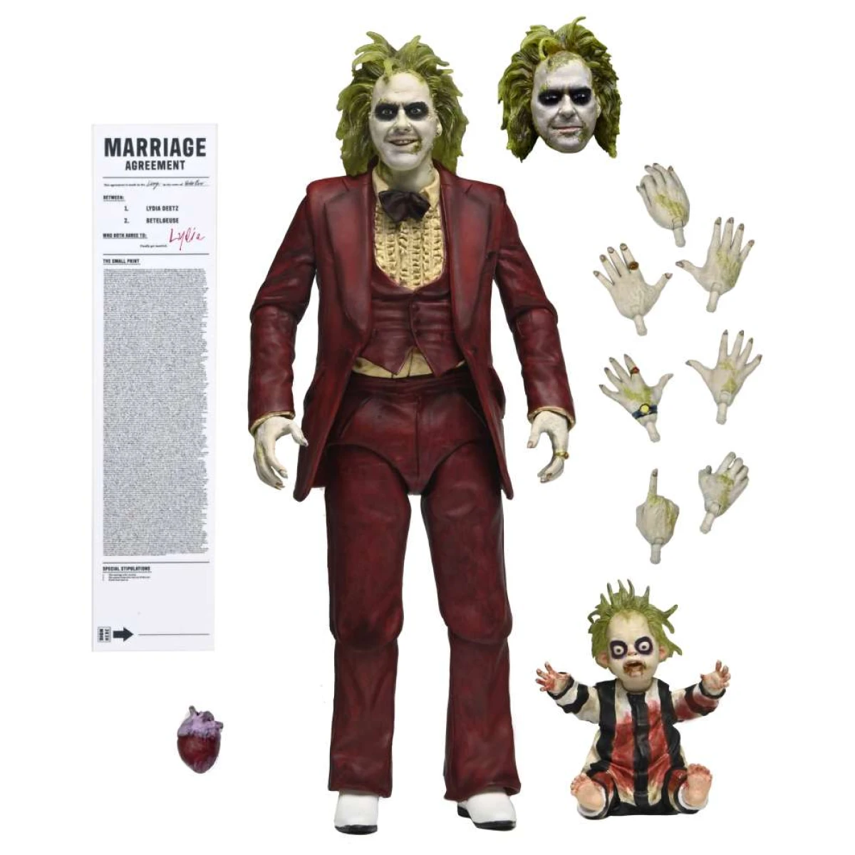NECA Beetlejuice Ultimate Red Tuxedo