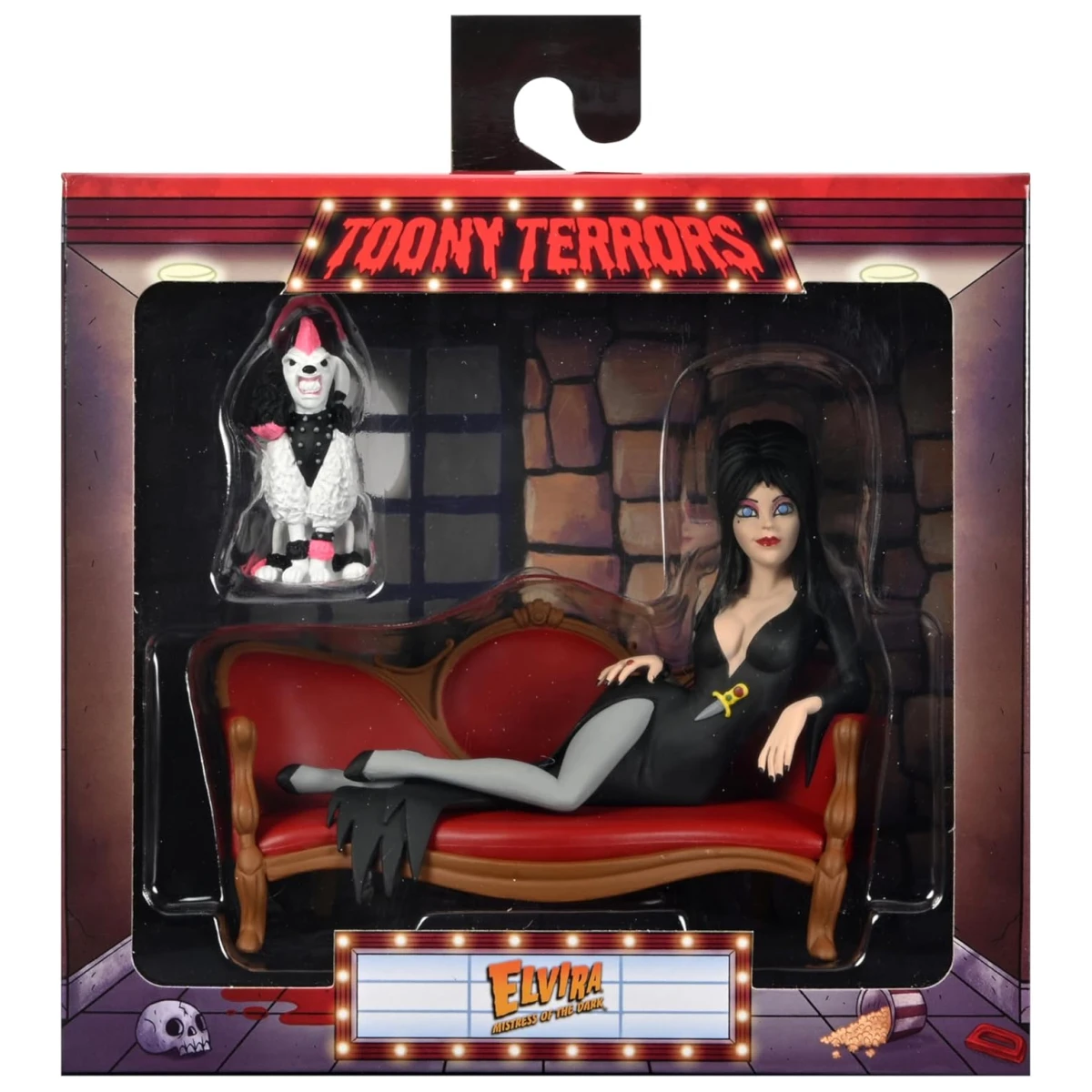 NECA Elvira on Couch Toony Terrors