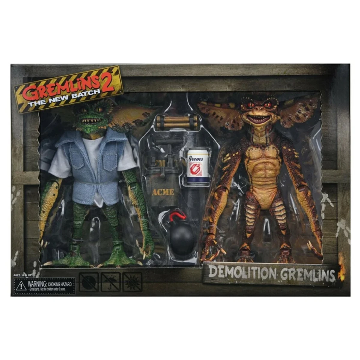 NECA Gremlins 2 Demolition Gremlin Pack Doble       