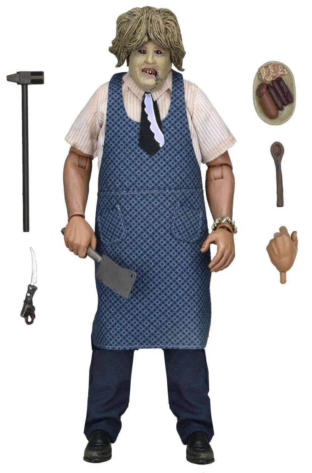 NECA Texas Chainsaw Massacre Leatherface Clothed Action Figure [Old Lady Mask] (Pre-Order ships June)