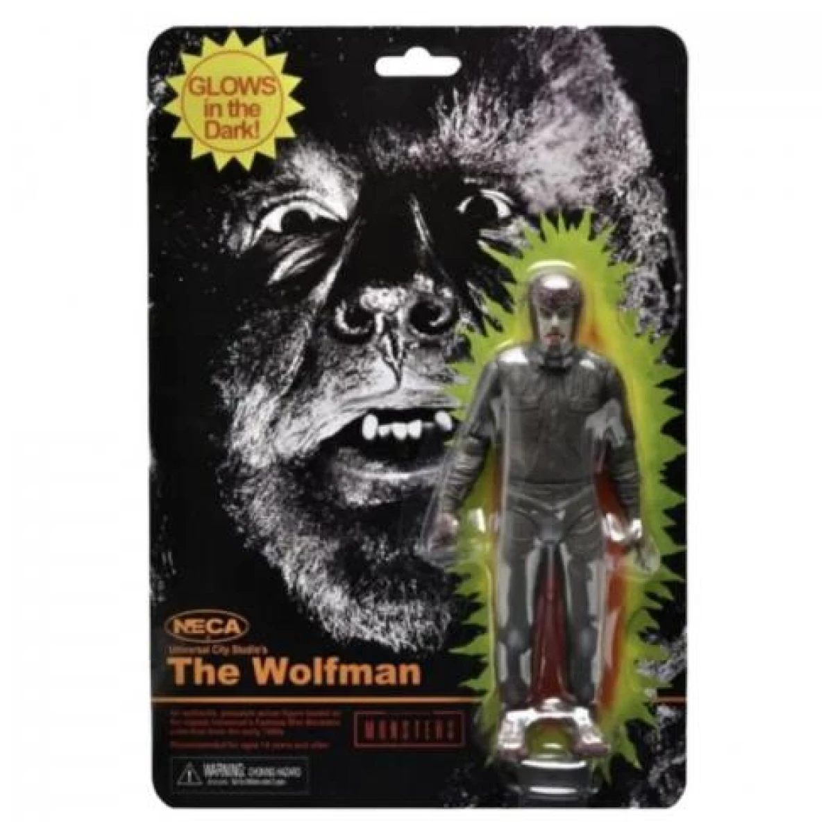 NECA Universal Monsters Wolfman Glow In The Dark