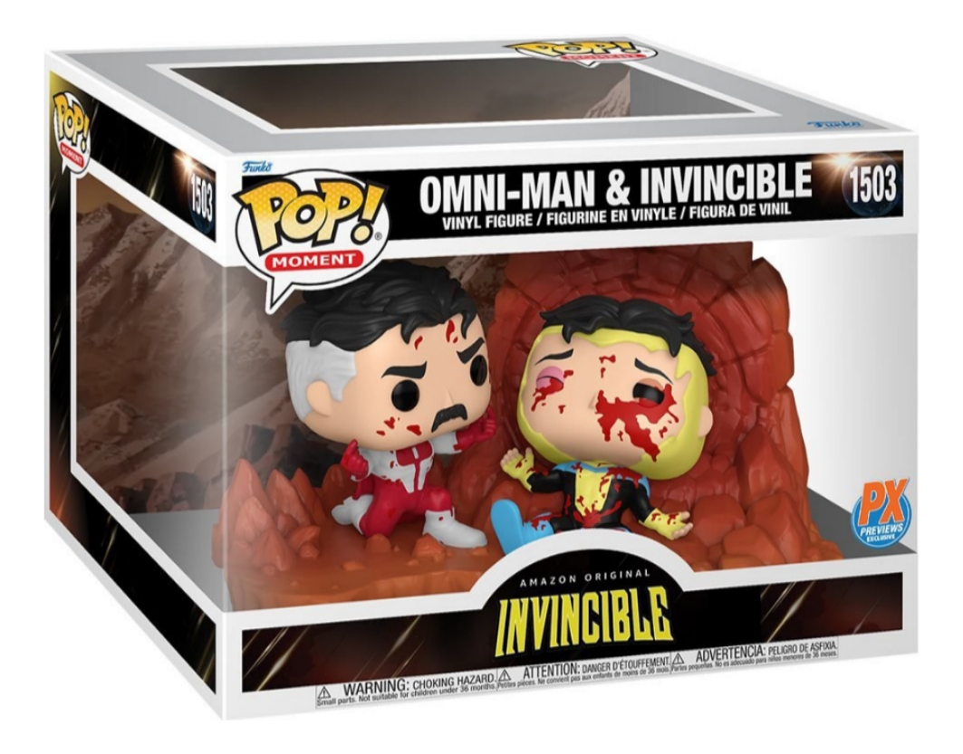 Omni-man Invencible Think Mark Grayson Funko Pop Moments