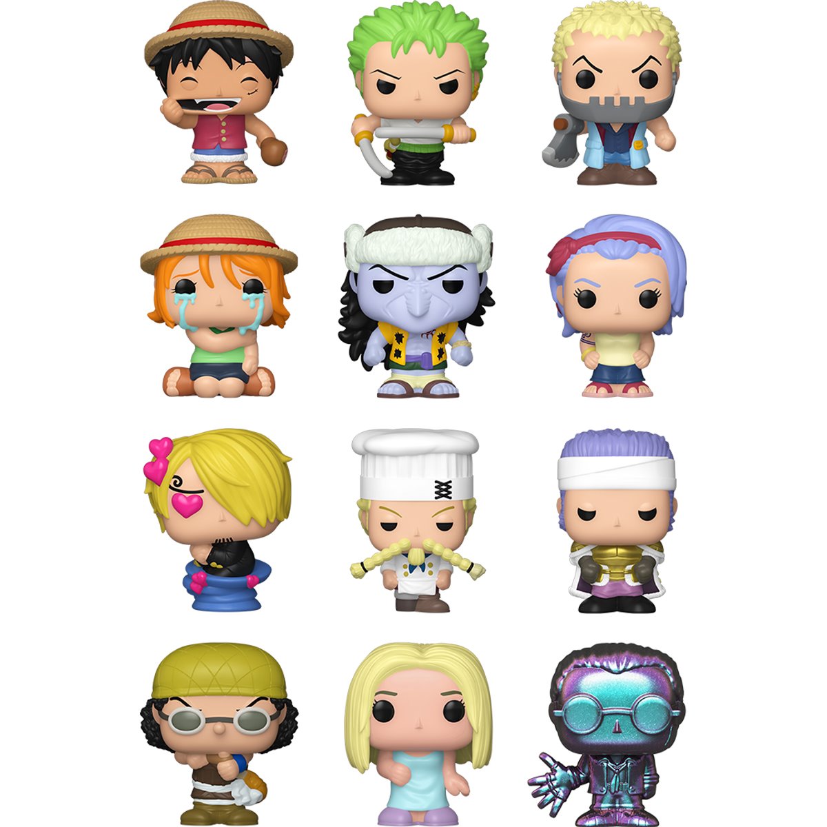 One Piece Bitty Pop! Mini-Figure Singles Display Case of 32