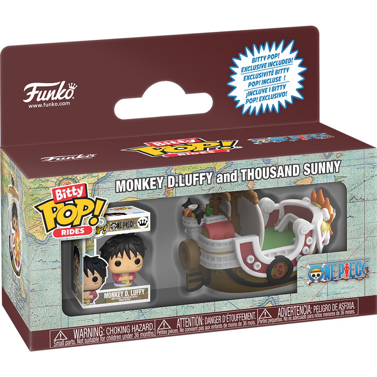 One Piece Thousand Sunny with Luffy Funko Bitty Pop! Ride