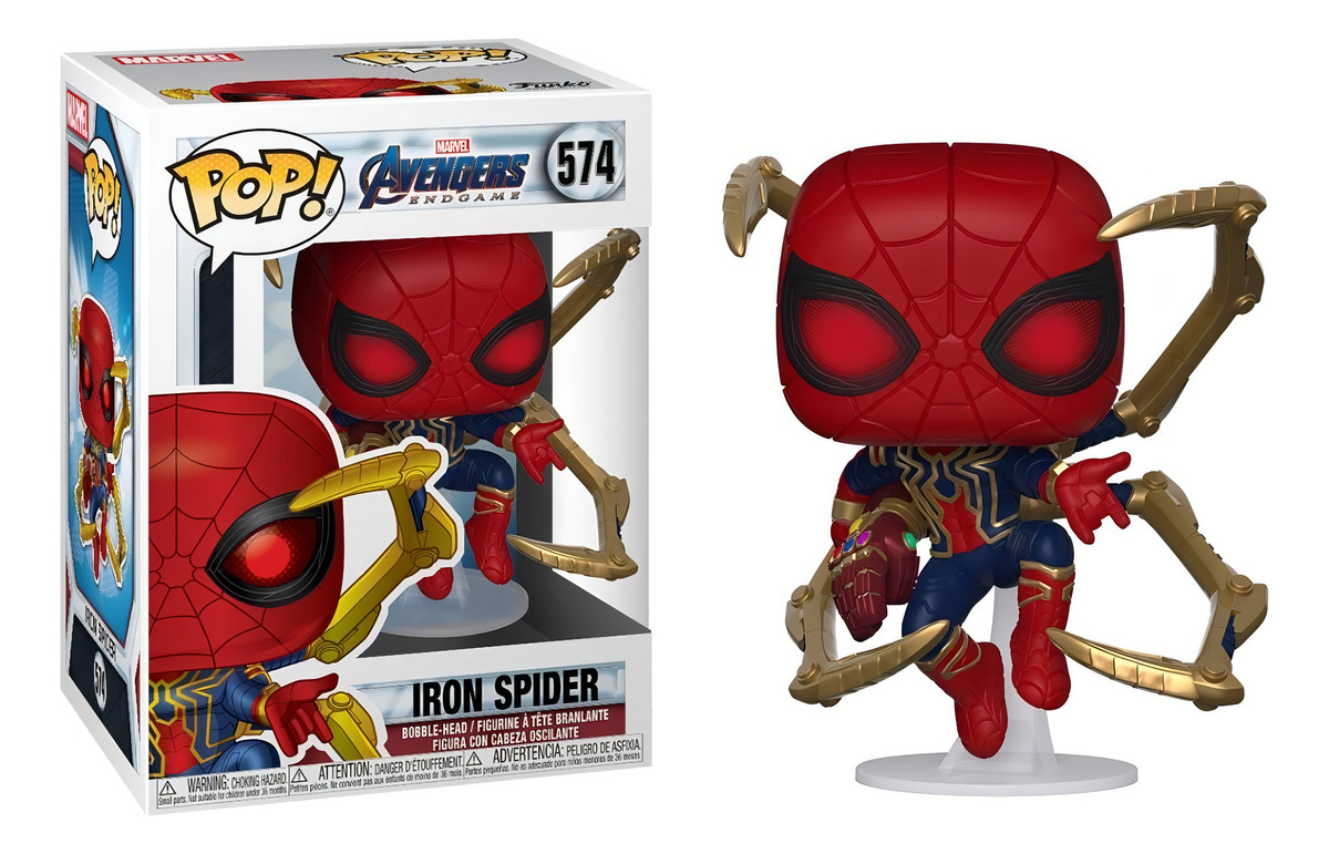 ¡Papá! Funko Spider-Man Iron Spider #574 | Marvel
