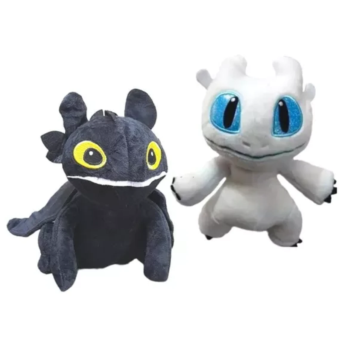 Peluche  Chimuelo Blanco y Negro