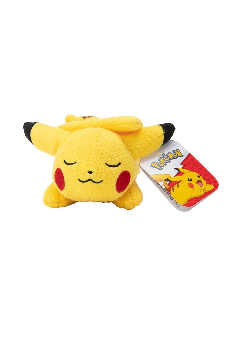 Peluche Pokemon Pikachu Dormido Y Sleeping Plush Y 5 Pulgadas Tamaño Mediano