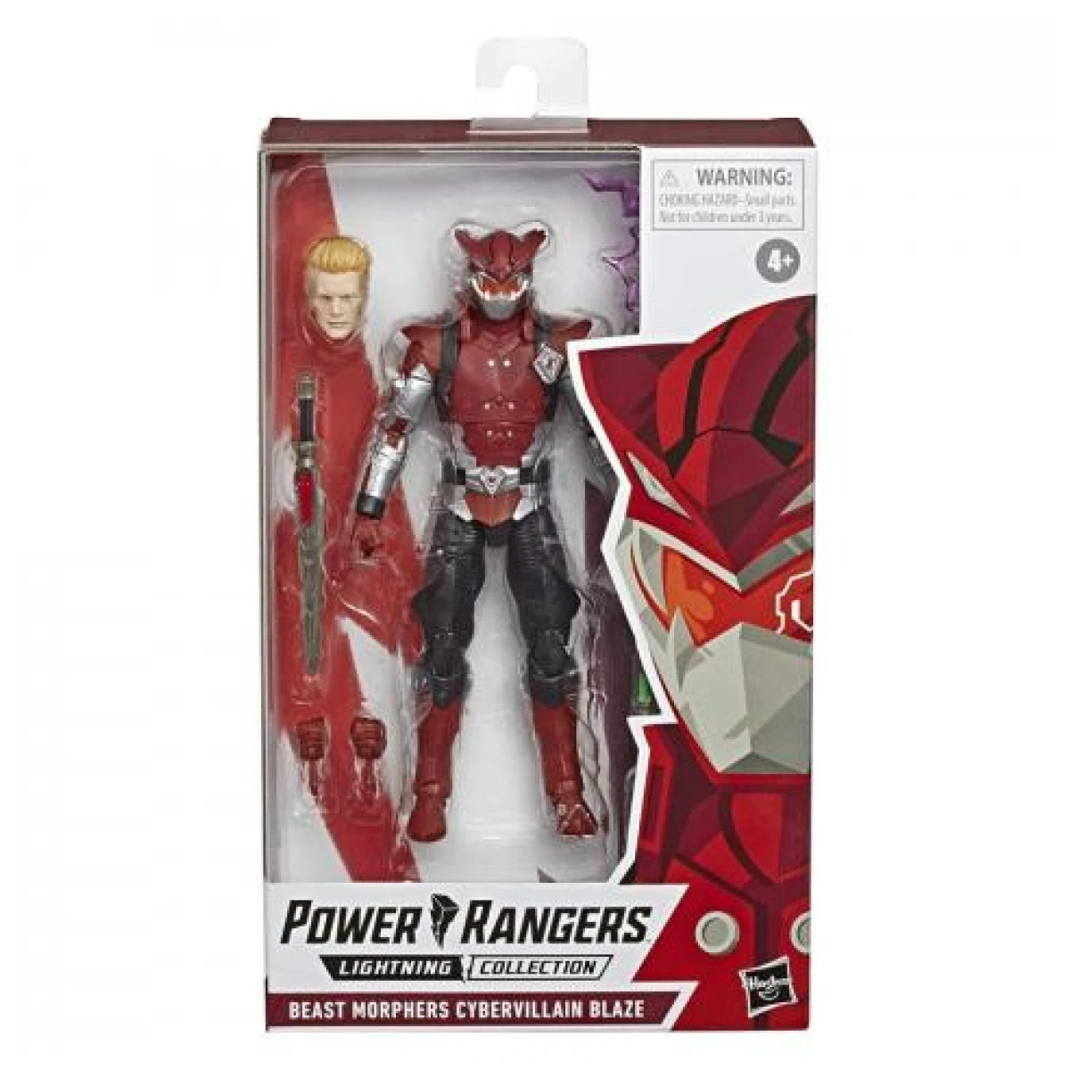 Power Rangers Lightning Beast Morphers Cybervillain Blaze 