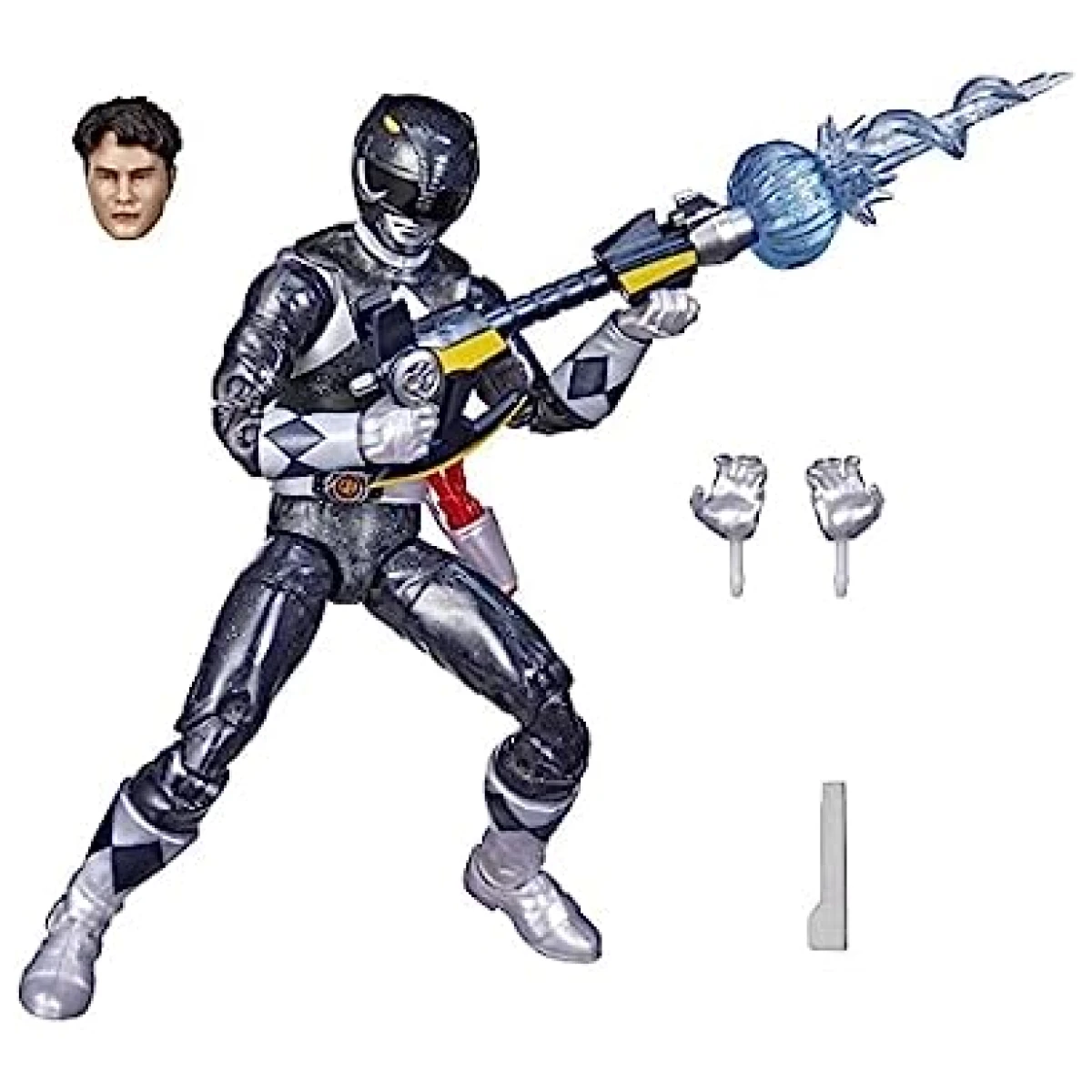 Power Rangers Lightning Collection Mighty Morphin Metallic Black Ranger Exclusive