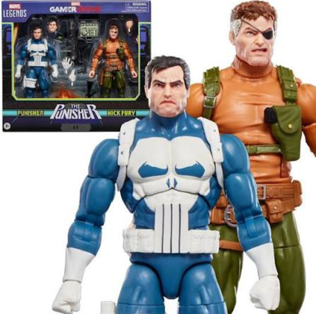 Punisher y Nick Fury Marvel Legends Gamerverse Hasbro