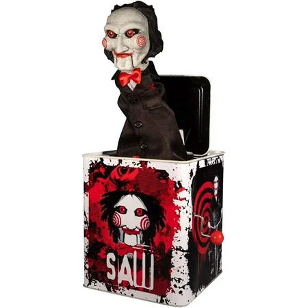 Saw Billy Puppet Mezco Burst-A-Box