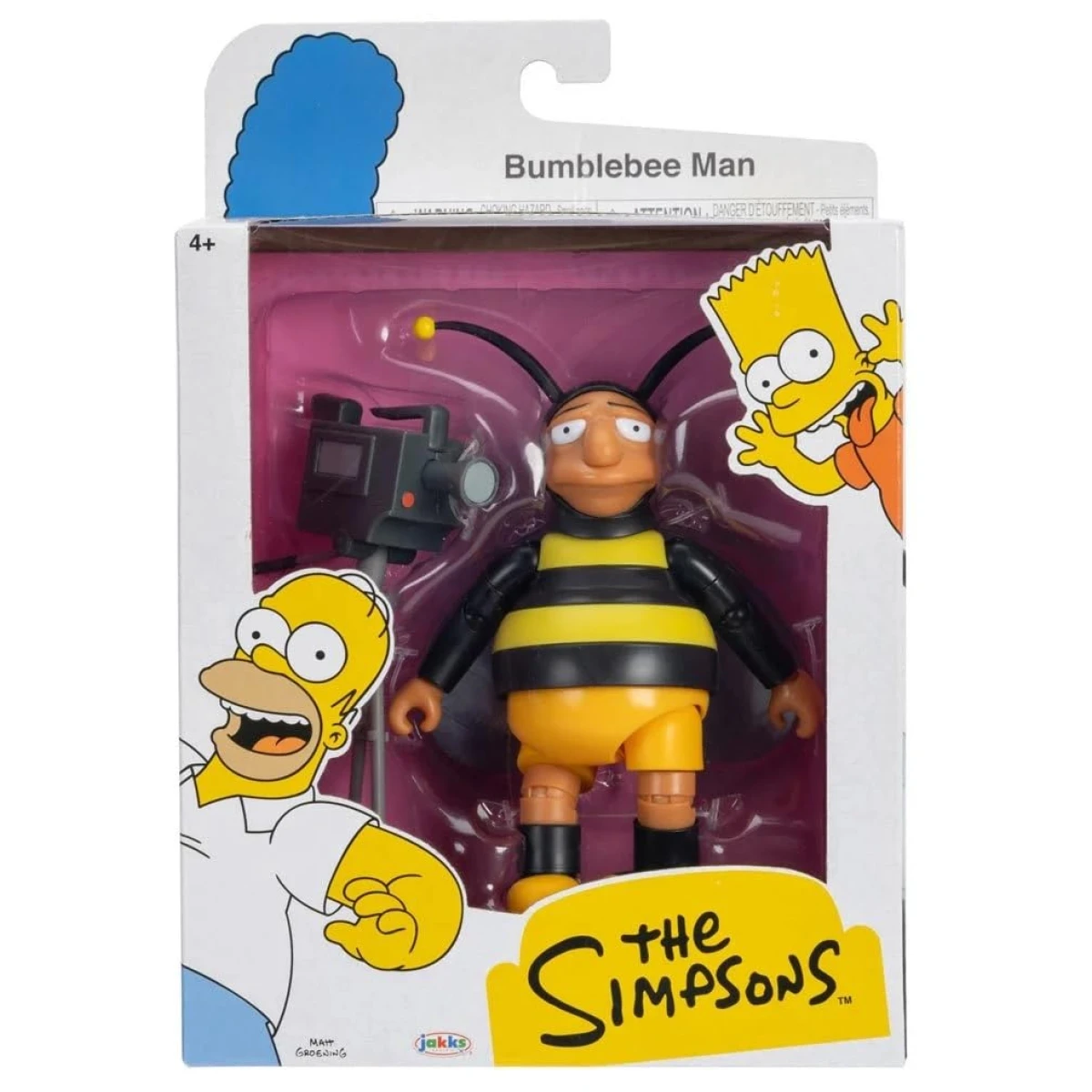 Simpsons Bumblebee Man Video Camera Escala 12Cm