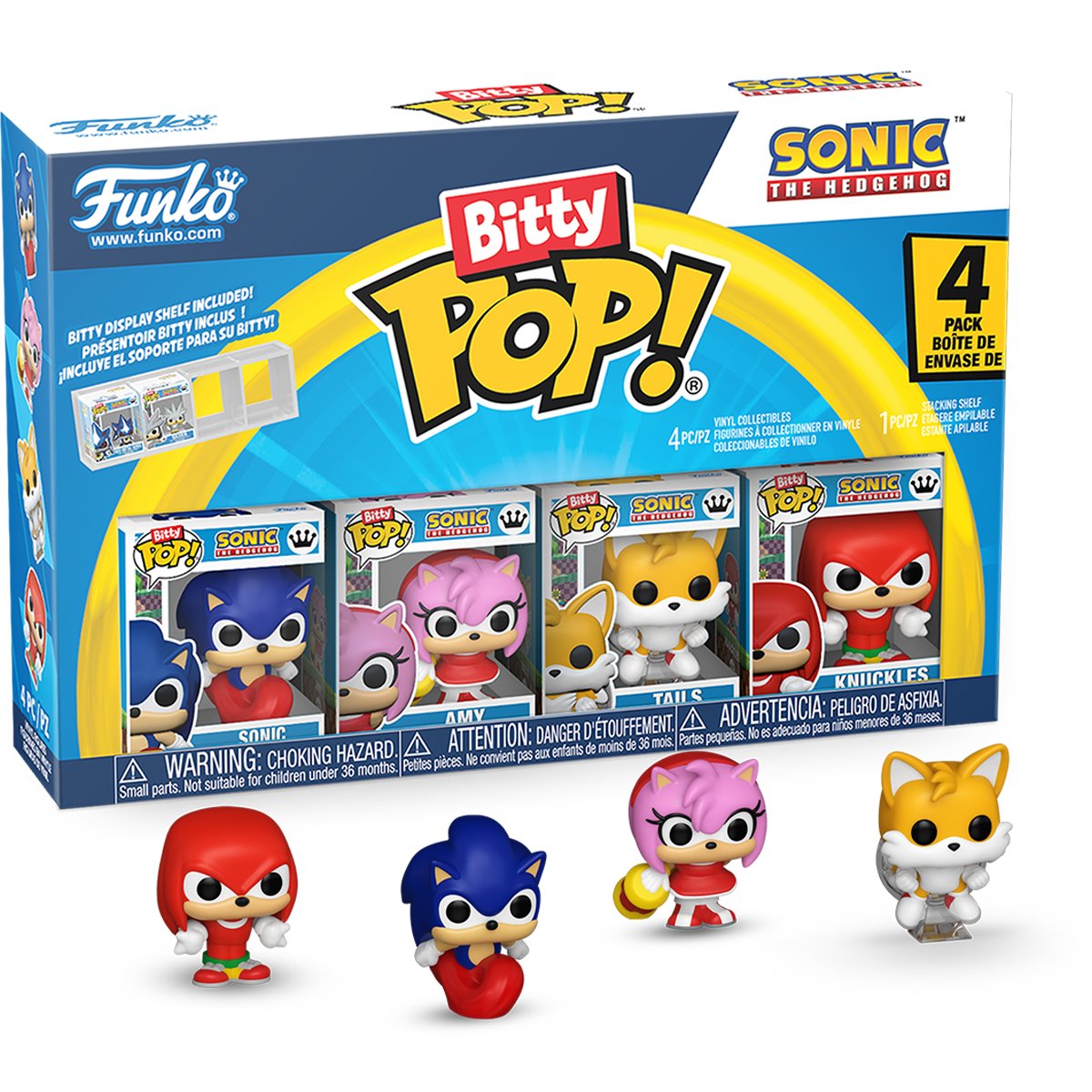 Sonic the Hedgehog Sonic Funko Bitty Pop! Mini-Figure 4-Pack