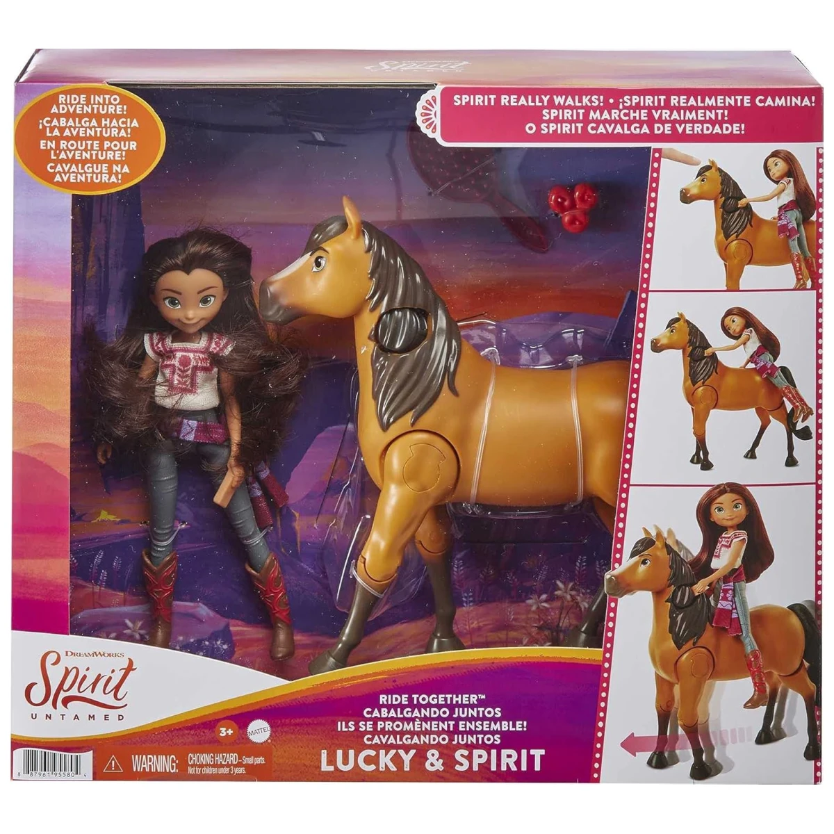 Spirit Untamed Lucky & Spirit Horse Ride Together Playset