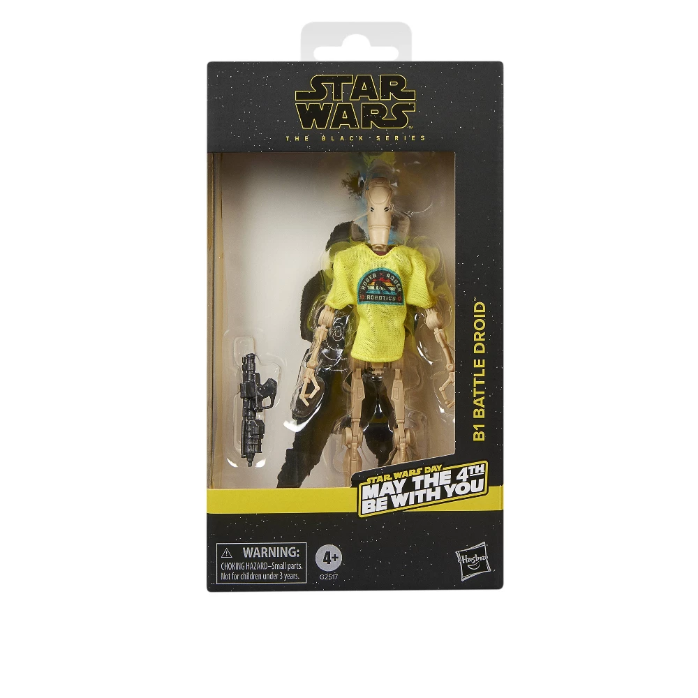 Star Wars The Black Series B1 Battle Droid May the 4th Be With You 6-Inch Action Figure