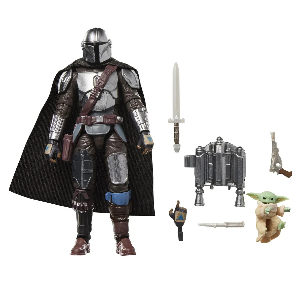 Star Wars The Vintage Collection The Mandalorian & Grogu, Star Wars: The Mandalorian & Grogu Figura De Acción Coleccionable A Escala De 9,5 Cm