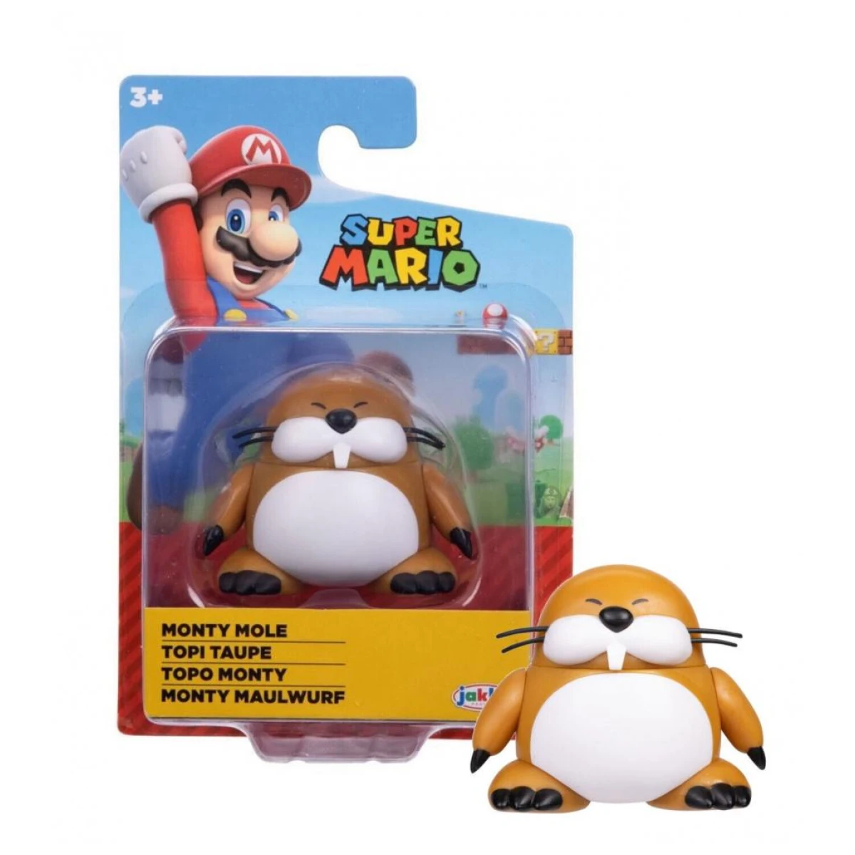 Super Mario World of Nintendo Mini Figure Monty Mole 6.5Cm